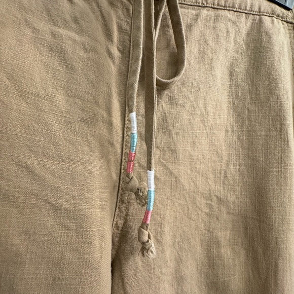 JCREW - Tie Waist Linen Pant size large. Like new! - Picture 5 of 8
